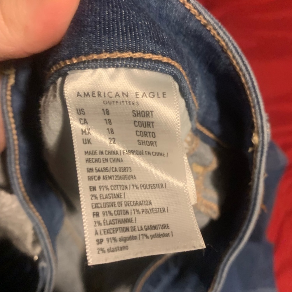 New American eagle cut off jeans